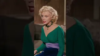 Marilyn Monroe "Piggy was being the python and I was a goat" Gentleman Prefer Blondes 1953 #shorts