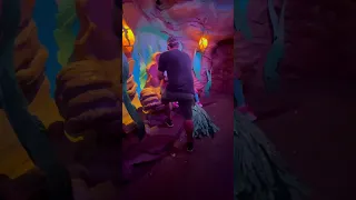 Meeting Ariel at her grotto at Magic Kingdom