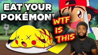 Food Theory: Yes, You SHOULD Eat Your Pokemon!!-REACTION#subscribe #grinddontstop #breezyb #mevsme