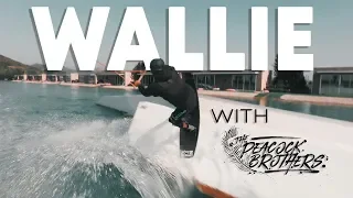 HOW TO WALLIE ON A WAKEBOARD IN 1 MINUTE! Trick Tutorial Tuesdays | The Peacock Brothers