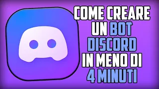 Come creare un BOT DISCORD in meno di 4 minuti