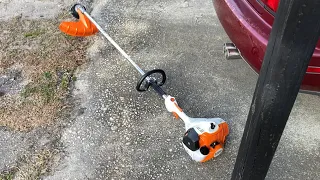 How to start a Stihl FS56RC