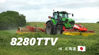 【国内初】ドイツファール　8280TTV　ポッティンガーA10　牧草刈り2023