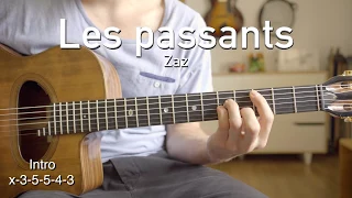les passants - gypsy style - chord lesson with tab