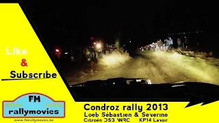 AMAZING ONBOARD - Sébastien LOEB @ Condroz rally 2013 (SS14) [HD]