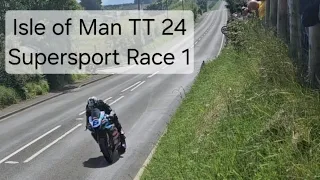 Isle of Man TT24, Highlights from Supersport race 1 from Cronk y Voddy,  Michael Dunlop's 26th Win.