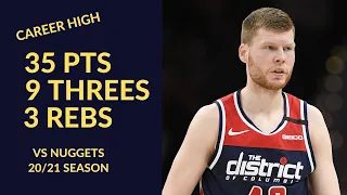 Dāvis Bertāns Career High 35 Pts 9 Threes 3 Rebs Hgihlights vs Denver Nuggets | NBA 20/21 Season