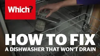 How to repair a dishwasher that won't drain - Which? advice