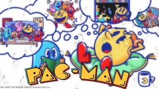 Relaxing and happy music from the PAC-MAN series with rain sounds