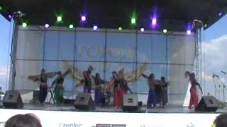 Танцы живота , восточные танцы, группа Исида.День города Пушкина 28 июня 2014г