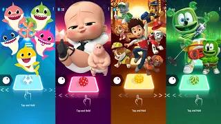 Baby Shark | Boss Baby | Paw Petrol | Gummy Bear | Coffin Dance Astronomia | Tiles Hop Songs