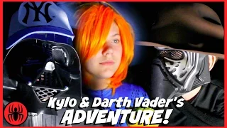 Kylo Ren & Darth Vader ADVENTURE orange hair mystery girl x-men superhero real life movie xmen kids