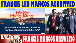 Francis Leo Marcos Acquitted sa Anti Alias Law sa Higher court