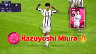 Iconic Moment King Kazu (Kazuyoshi Miura)  gameplay & first look| Pes 2021 Mobile
