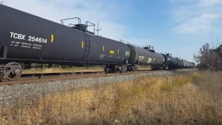 Westbound NS mixed freight train annville PA