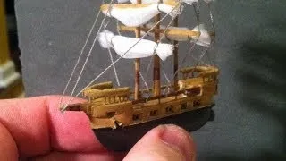 BEST Miniature Balsa Wood Boat Carving Time-Lapse & Sculpey Ocean