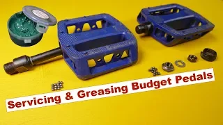 Greasing & Servicing Cheap Budget Pedals supplied as standard on Mountain Bikes BMX Cycles - Bike 🚲🚲