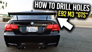 How to install a GTS wing (E92 M3)