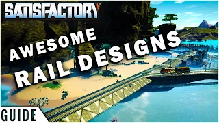 Cool Rail Designs Satisfactory Game