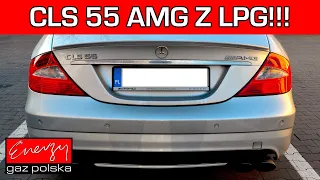 Mercedes CLS 55 AMG 476KM na gaz! POTĘŻNA limuzyna już na LPG!