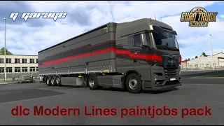 Dlc Modern Lines paintjobs pack ETS2