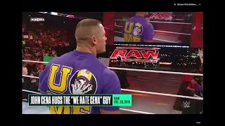 John Cena Hugs The”We Hate Cena”Guy