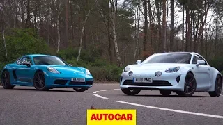 Porsche 718 Cayman T v Alpine A110S review | 2020's hottest coupes tested | Autocar