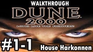 Dune 2000 - House Harkonnen - Mission 1 - Map 1 (Walkthrough)