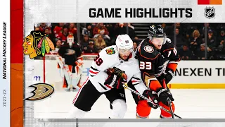 Blackhawks @ Ducks 2/27 | NHL Highlights 2023