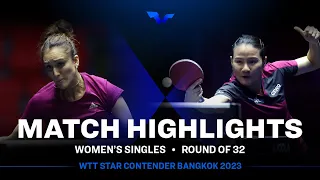 Manika Batra vs Xiaoxin Yang | WS R32 | WTT Star Contender Bangkok 2023