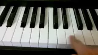 чёрный бумер на пианино как играть