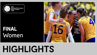 Highlights | Sweden vs. Portugal - CEV Volleyball European Silver League 2022