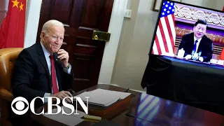 Biden holds talks with Chinese President Xi Jinping after signing infrastructure bill