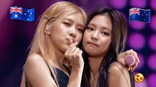 Jennie, Rosé and their english