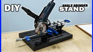 How to Make Angle Grinder Stand || Homemade Sliding Grinder Stand