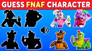 Guess The Five Night At Freddy's Character 🐻 By Voice and Silhouette 🔊 | FNAF Quiz 2024