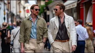 Top Fashionable and Stylish Outfits for Men Filmed on Savile Row | Ultimate Men's Fashion Guide 2024