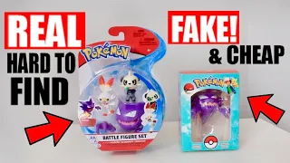WORTH IT? Pokemon HAUNTER Wicked Cool Toys VS. BOOTLEG! Toy Review & Comparison