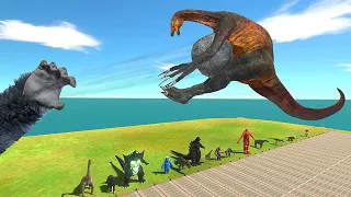 Giant Stone Throws Units Backwards - Animal Revolt Battle Simulator