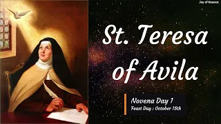 Miraculous Novena to ST. TERESA OF AVILA : Day 1