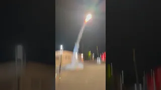 4” strobe to color firework rocket