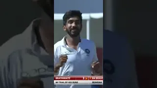 Jasprit bumrah takes hat trick from west indise  😈😈