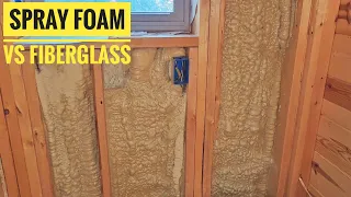 Spray Foam Insulation vs Fiberglass Insulation - Watch Before You Decide To Install!