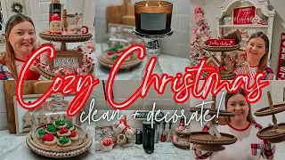 🎄NEW 2022 COZY CHRISTMAS DECORATE WITH ME | DECORATE FOR CHRISTMAS | CHRISTMAS DECORATIONS 2022