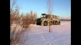 Грузовой вездеход Тром 8 с дополнительными баками