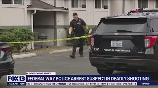 Federal Way Police arrest suspect in deadly shooting