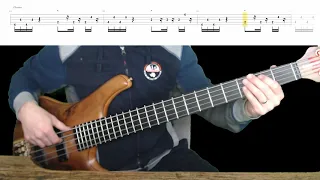 Chaka Khan - Ain't Nobody Bass Cover with Playalong Tabs in Video