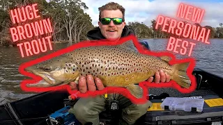 LAKE CRESENT BROWN TROUT : THE BIGGEST TROUT IVE EVER CAUGHT