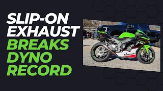 ZX10R Breaks Dyno Record with a Slip On Exhaust - ZX-10R