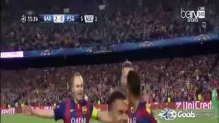 Barcelona vs PSG 2 0 - 21/04/2015 - All Goals & Highlights Champions League